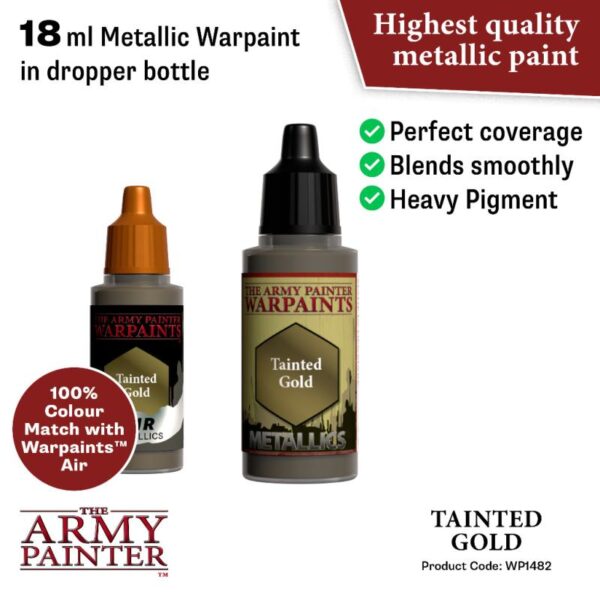 The Army Painter    Warpaint: Tainted Gold - APWP1482 - 5713799148208