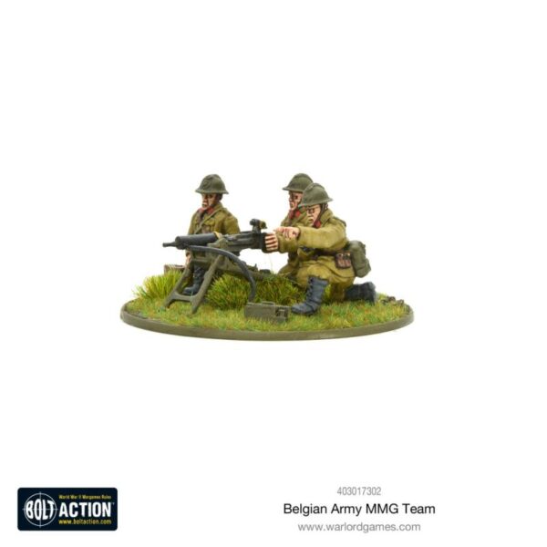 Warlord Games Bolt Action   Belgian Army MMG team - 403017302 - 5060572501737