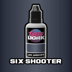 Turbo Dork    Turbo Dork: Six Shooter Metallic Acrylic Paint 20ml - TDSISMTA20 - 631145995021
