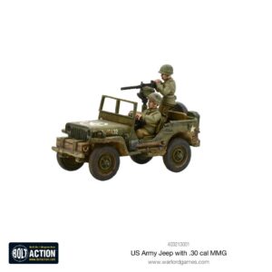Warlord Games Bolt Action   US Army Jeep with 30 Cal MMG - 403213001 - 5060393709282