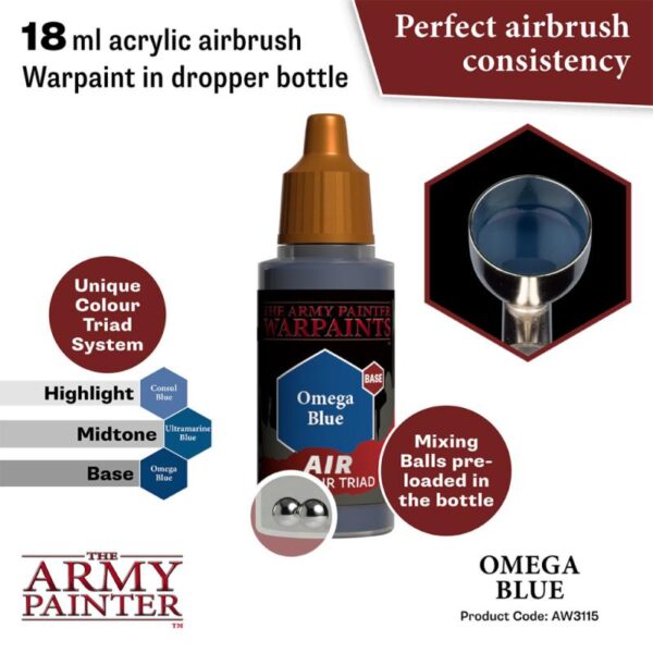 The Army Painter    Warpaint Air: Omega Blue - APAW3115 - 5713799311589