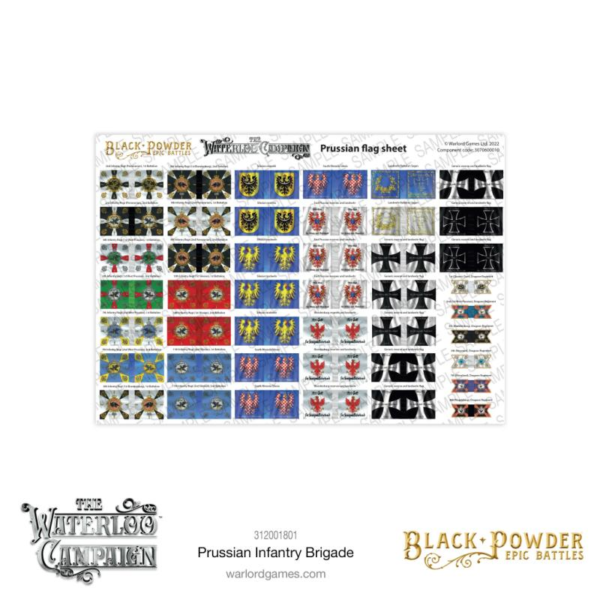 Warlord Games Black Powder Epic Battles   Black Powder Epic Battles: Waterloo - Prussian Infantry Brigade - 312001801 - 5060917990585