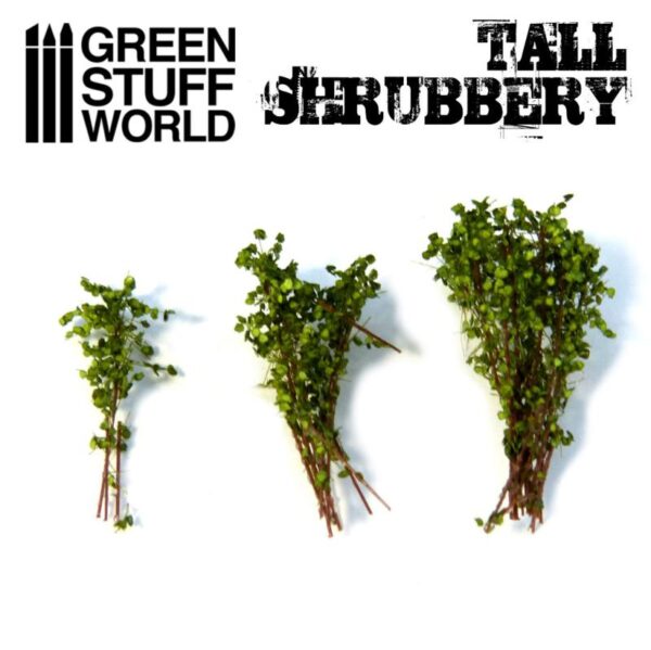 Green Stuff World    Tall Shrubbery - Light Green - 8436574504248ES - 8436574504248