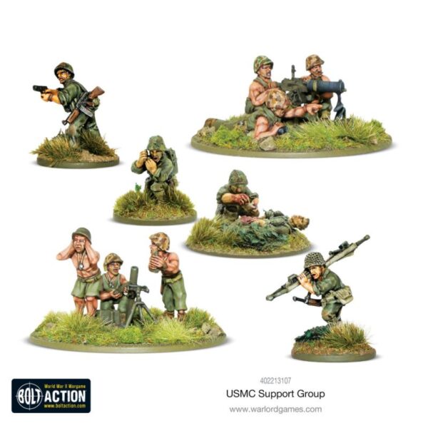 Warlord Games Bolt Action   USMC support group - 402213107 - 5060572506886