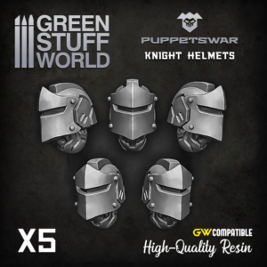 Green Stuff World    Knight helmets - 5904873420734ES - 5904873420734