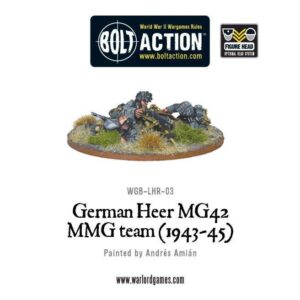 Warlord Games Bolt Action   German Heer MG42 MMG Team - WGB-LHR-03 - 5060200846094