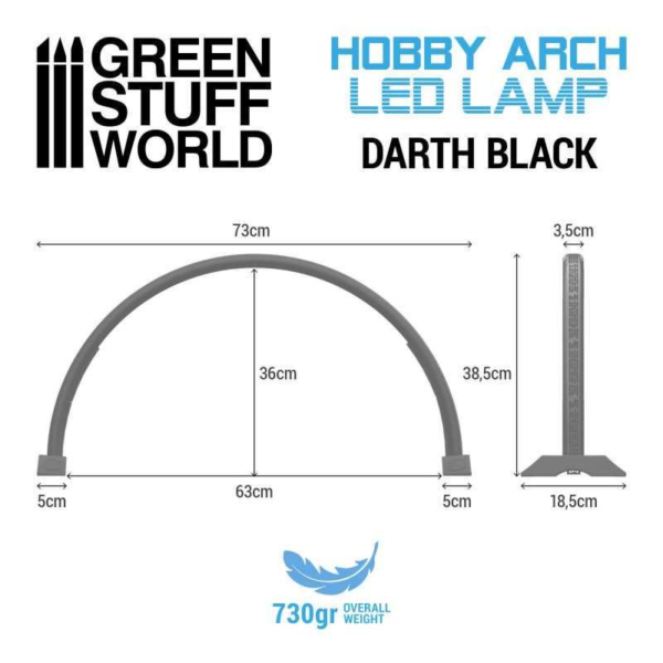 Green Stuff World    Hobby Arch LED Lamp - Darth Black - 8435646505602ES - 8435646505602
