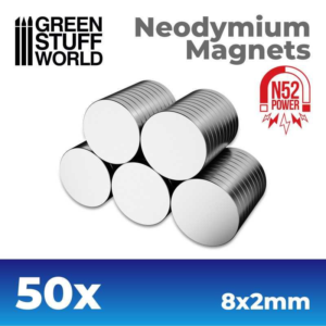 Green Stuff World    Neodymium Magnets 8x2mm (N52) - 8435646510194ES - 8435646510194