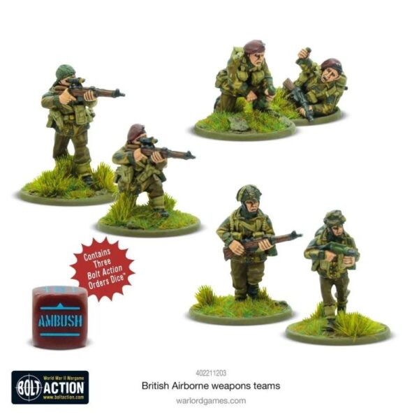 Warlord Games Bolt Action   British Airborne Weapons Teams - 402211203 - 5060917991339