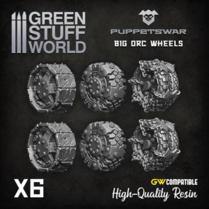 Green Stuff World    Turret - Big Orc Wheels - 5904873420932ES - 5904873420932