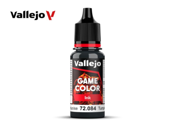 Vallejo    Game Ink: Dark Turquoise - VAL72084 - 8429551720847