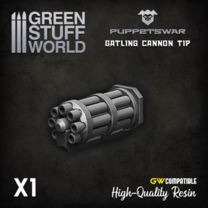 Green Stuff World    Gatling Cannon Tip - 5904873420642ES - 5904873420642