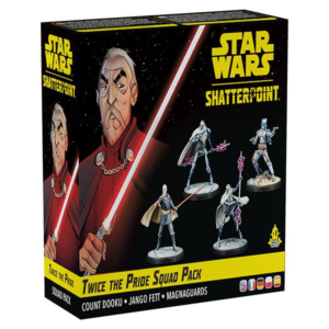 Atomic Mass Star Wars: Shatterpoint   Star Wars: Shatterpoint - Twice the Pride (Count Dooku Squad Pack) - FFGSWP03 - 841333120306