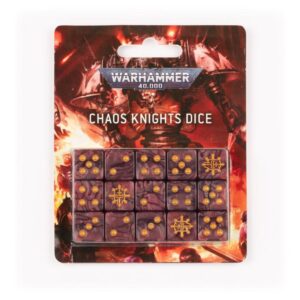 Games Workshop Warhammer 40,000   Warhammer 40000: Chaos Knights Dice - 99220102009 - 5011921077458