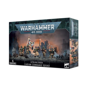 Games Workshop Warhammer 40,000   Astra Militarum: Cadian Command Squad - 99120105102 - 5011921182268