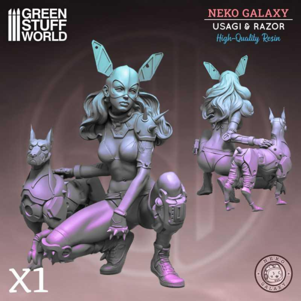 Green Stuff World    Neko Galaxy: Usagi & Razor - 8435646512129ES - 8435646512129
