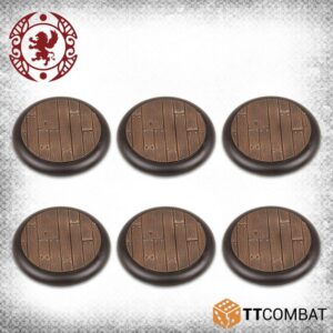 TTCombat    Wooden Plank Bases 50mm - TTCGR-ACC-033 -