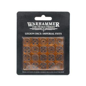 Games Workshop The Horus Heresy   Horus Heresy Dice: Imperial Fists (Clear) - 99223099026 - 5011921177028