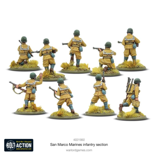 Warlord Games Bolt Action   San Marco Marines Infantry Section - 402215802 -