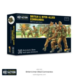 Warlord Games Bolt Action   British & Inter-Allied Commandos (2021 Version) - 402011022 - 5060572507265