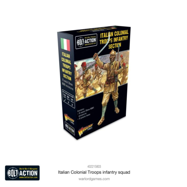 Warlord Games Bolt Action   Italian Colonial Troops Infantry squad - 402215803 -