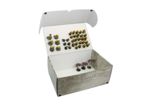Safe and Sound    Full-size Mega Box with two plates for magnetically-based miniatures - SAFE-M-MAG02 - 5907459695816