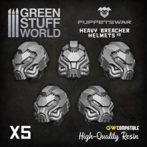 Green Stuff World    Heavy Breacher Helmets 2 - 5904873423490ES - 5904873423490