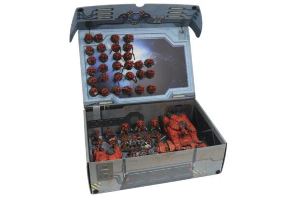 Safe and Sound    Strike Force Box with additional metal plate attached to the inside lid (Sci-fi) - SAFE-SFB02S - 5907459698572