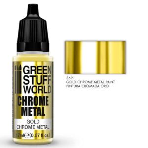 Green Stuff World    Chrome Paint: Gold 17ml - 8435646510514ES - 8435646510514