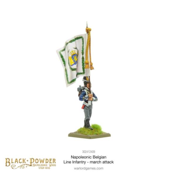 Warlord Games Black Powder   Napoleonic Belgian Line Infantry (march attack) - 302412409 - 5060917990394