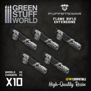 Green Stuff World    Flame Rifle Extensions - 5904873421472ES - 5904873421472