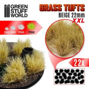 Green Stuff World    Grass Tufts XXL - 22mm self-adhesive - Beige - 8435646509501ES - 8435646509501