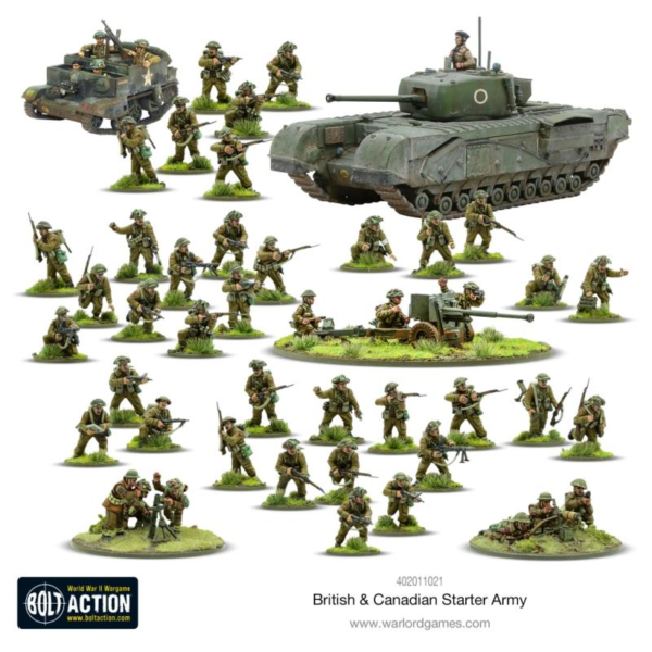 Warlord Games Bolt Action   British & Canadian Starter Army - 40201102 -