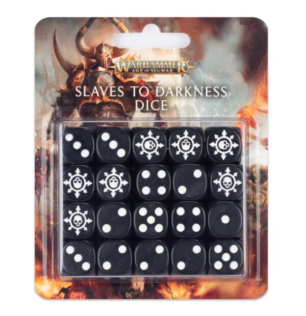 Games Workshop Age of Sigmar   Age Of Sigmar: Slaves To Darkness Dice - 99220201021 - 5011921165964