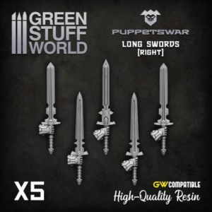 Green Stuff World    Long Swords - Right - 5904873421069ES - 5904873421069