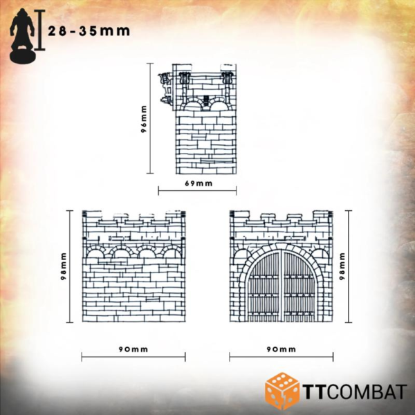 TTCombat    Savage Domain: Castle Walls - TTSCW-FSC-118 -