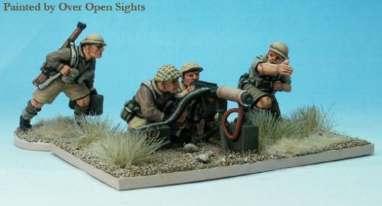Perry Miniatures    Vickers Machinegun and 4 crew - WW10 - WW10