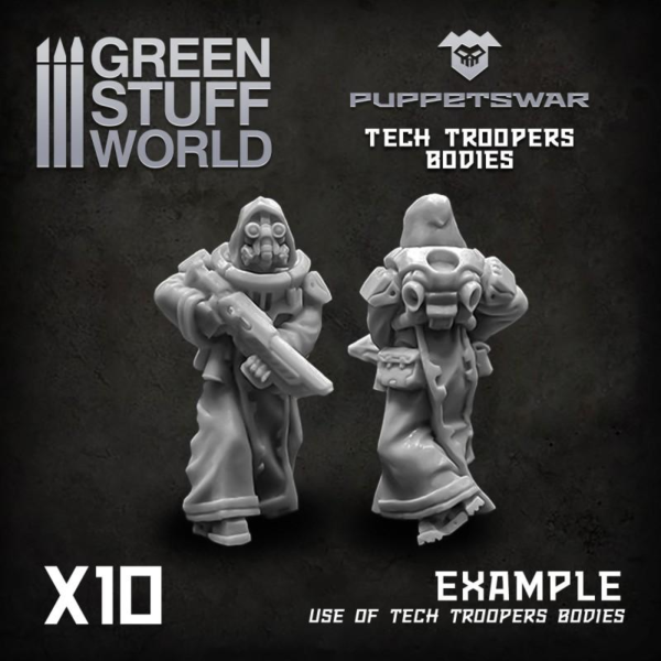 Green Stuff World    Tech Troopers Bodies - 5904873420895ES - 5904873420895