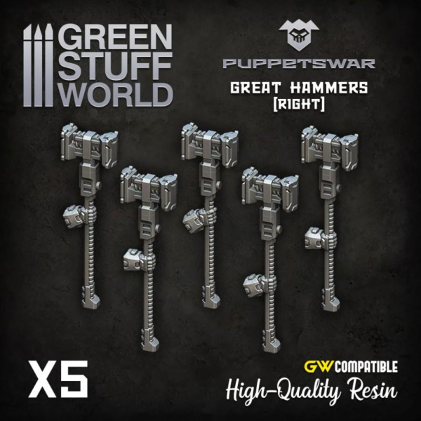 Green Stuff World    Hammers - Right - 5904873423629ES - 5904873423629
