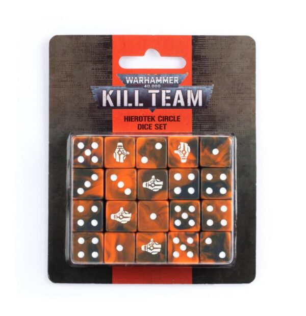 Games Workshop Kill Team   Kill Team: Hierotek Circle Dice set - 99220110002 - 5011921184149