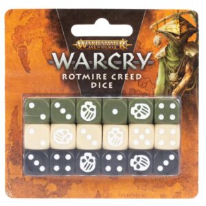 Games Workshop Warcry   Warcry: Rotmire Creed Dice - 99220201023 - 5011921179053