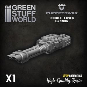 Green Stuff World    Turret - Double Laser Cannon - 5904873420833ES - 5904873420833
