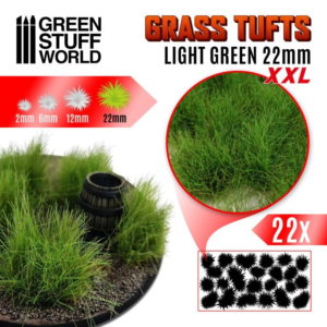 Green Stuff World    Grass Tufts XXL - 22mm self-adhesive - Light Green - 8435646509525ES - 8435646509525