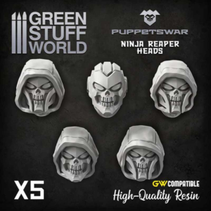 Green Stuff World    Ninja Reaper Heads - 5904873424008ES - 5904873424008