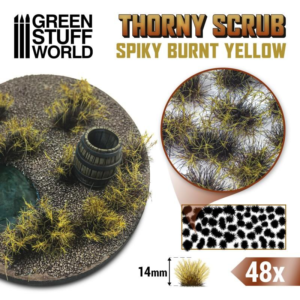 Green Stuff World    Thorny Scrubs Tufts - Burnt Yellow - 8435646510033ES - 8435646510033