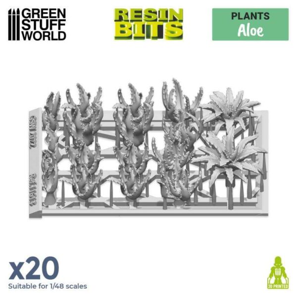 Green Stuff World    3D Printed Set: Aloe - 8435646511139ES - 8435646511139