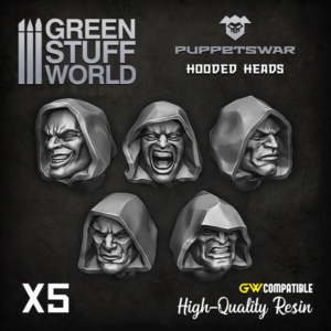 Green Stuff World    Hooded Heads - 5904873421304ES - 5904873421304
