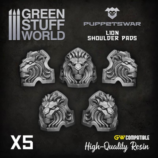 Green Stuff World    Lion Shoulder Pads - 5904873421762ES - 5904873421762