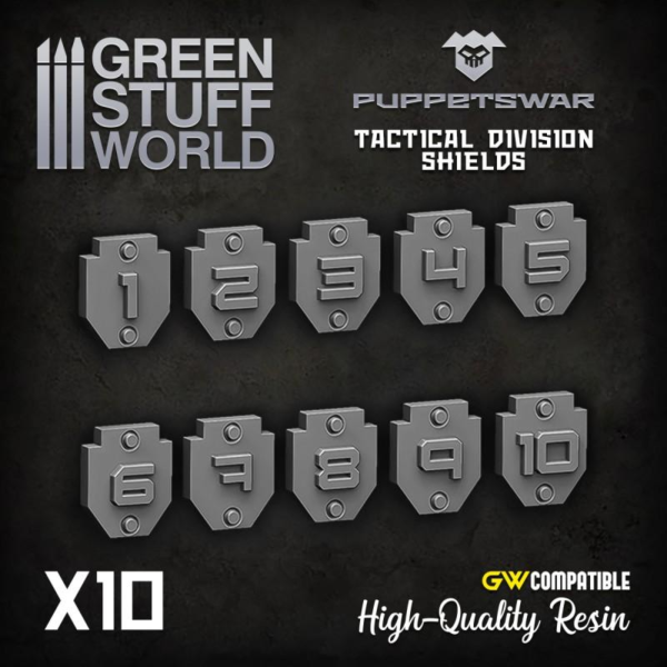 Green Stuff World    Tactical Division Shields - 5904873422493ES - 5904873422493