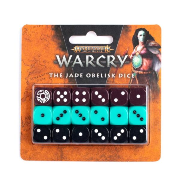 Games Workshop Warcry   Warcry: The Jade Obelisk Dice - 99220201026 - 5011921184170